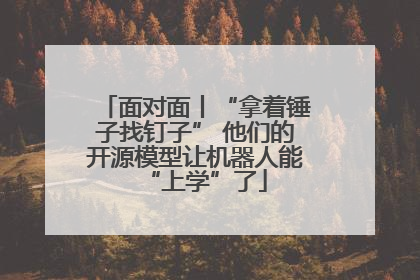 面对面丨“拿着锤子找钉子” 他们的开源模型让机器人能“上学”了